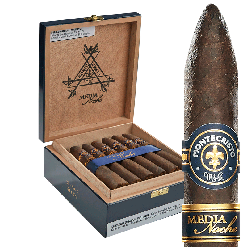 Montecristo Media Noche Torpedo Box of 20