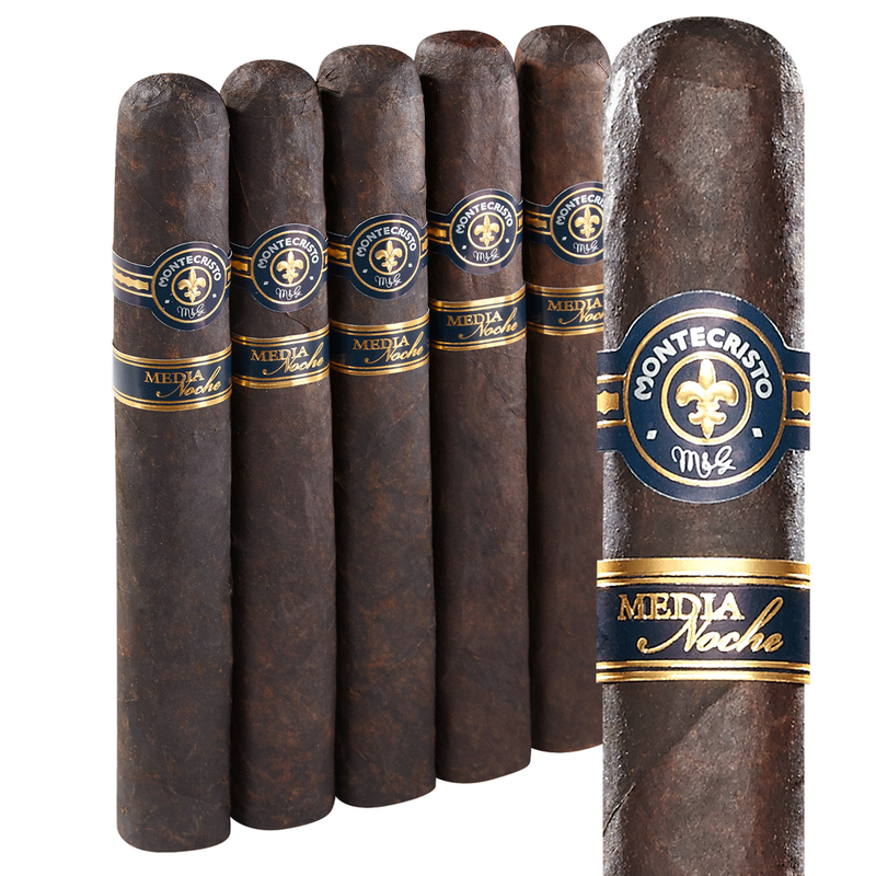 Montecristo Media Noche Churchill Pack of 5