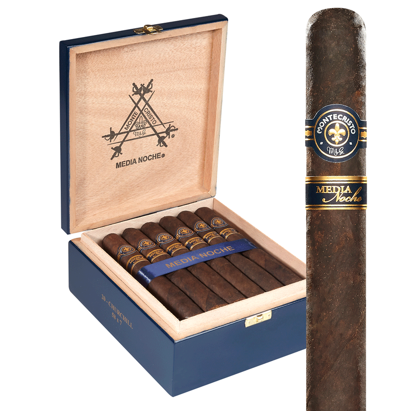 Montecristo Media Noche Churchill Box of 20
