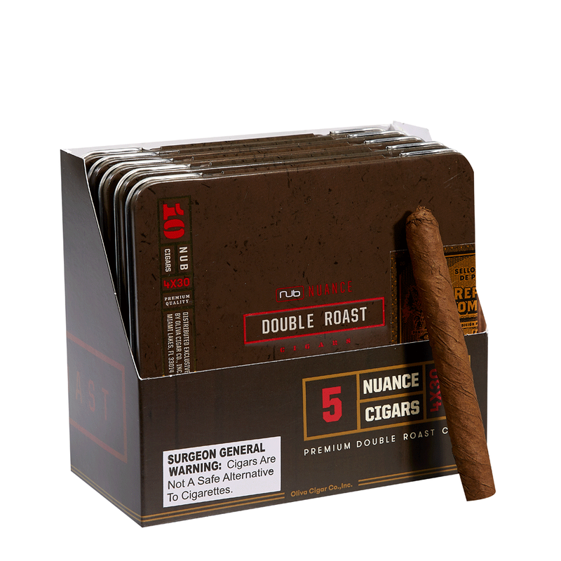 Nub Nuance Double Roast Cigarillos Box of 20