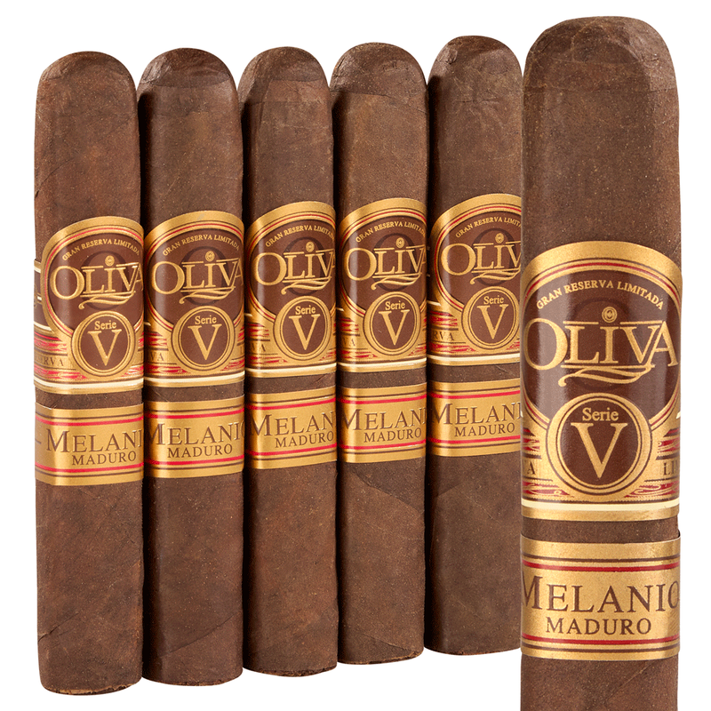 Oliva Serie V Melanio Maduro Cigars Robusto Pack of 5