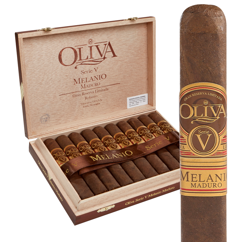 Oliva Serie V Melanio Maduro Cigars Churchill Pack of 5