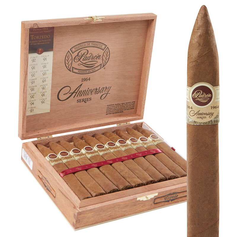 Padron 1964 Anniversary Series Natural Torpedo Box of 20