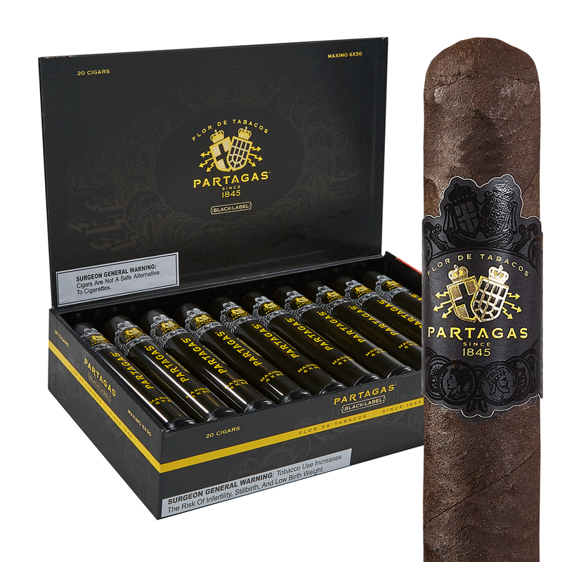 Partagas Black Label Toro Box of 20