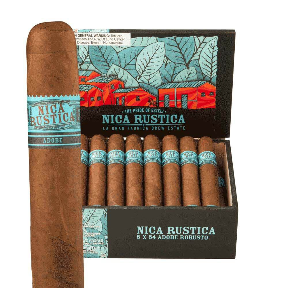 Nica Rustica Adobe Robusto Box of 25