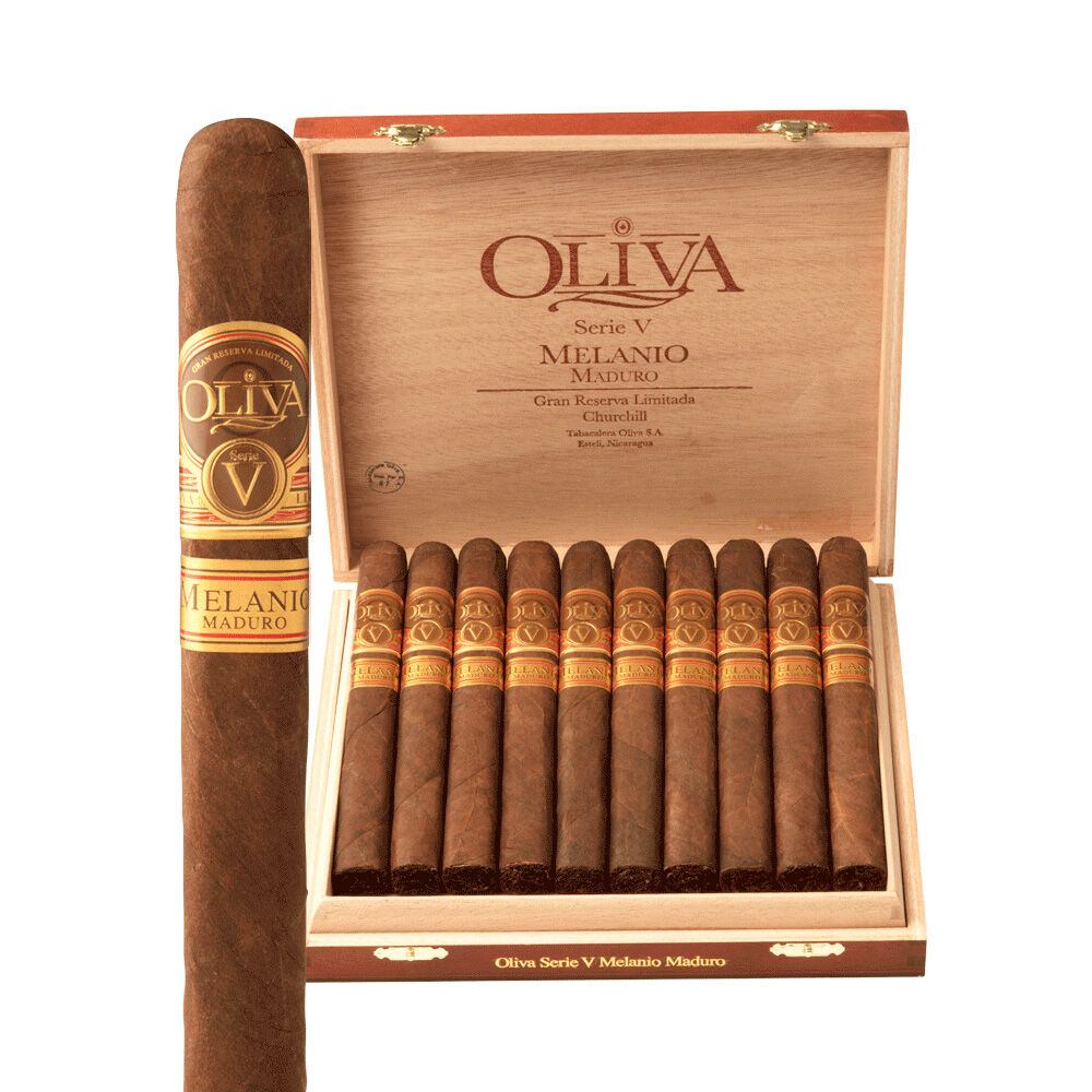 Oliva Serie V Melanio Maduro Churchill Box of 10