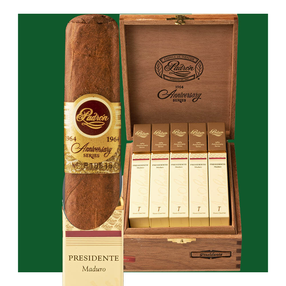 Padron 1964 Anniversary Series Presidente Tube Maduro Box of 15