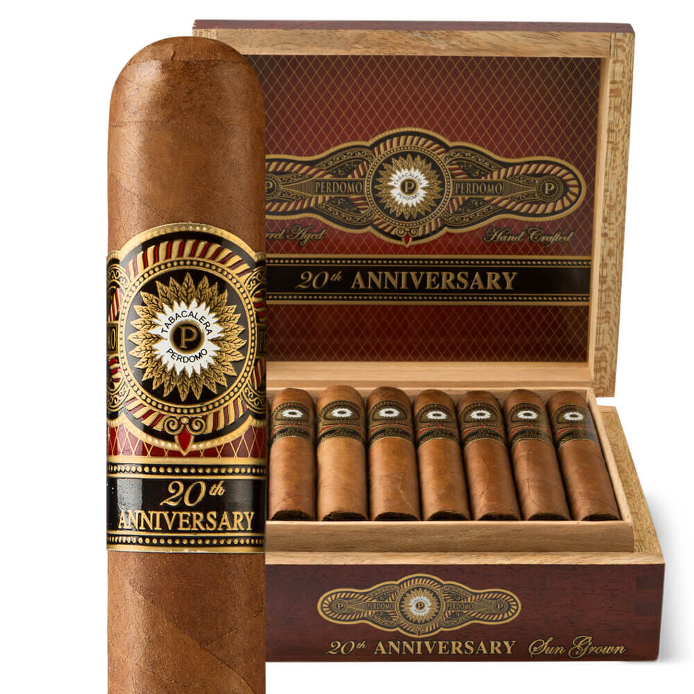 Perdomo 20th Anniversary Sungrown Gordo Box of 24