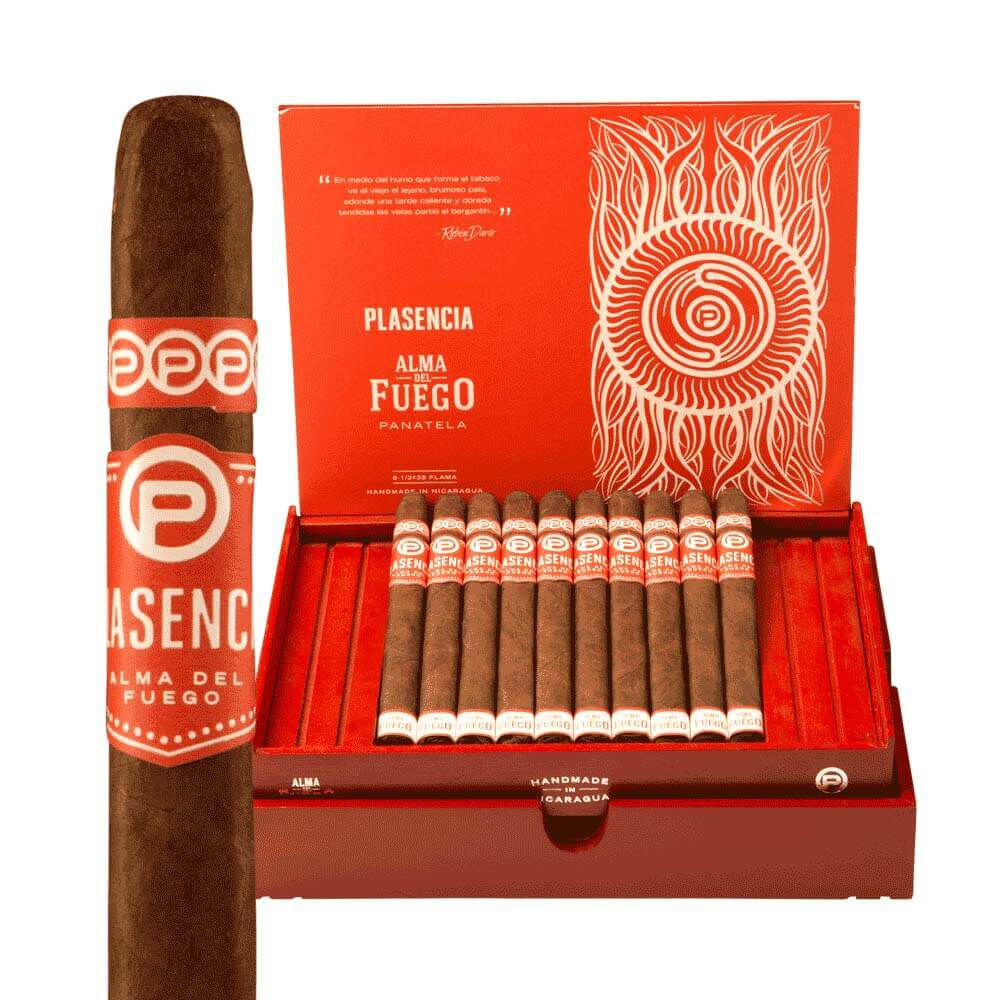 Plasencia Alma Del Fuego Flama Panatela Box of 10