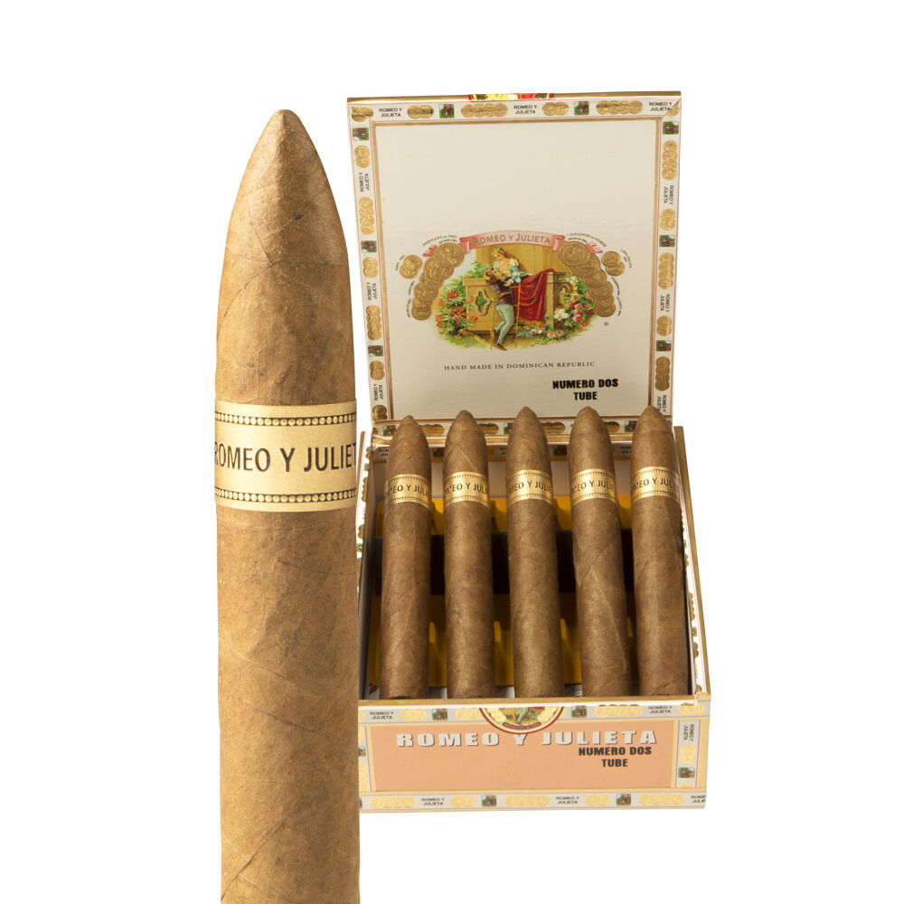 Romeo y Julieta 1875 Numero Dos Box of 10 Aluminum Tubes