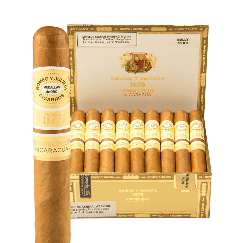 Romeo y Julieta 1875 Connecticut Nicaragua Bully Box of 25