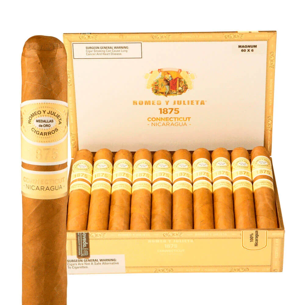Romeo y Julieta 1875 Connecticut Nicaragua Toro Box of 25