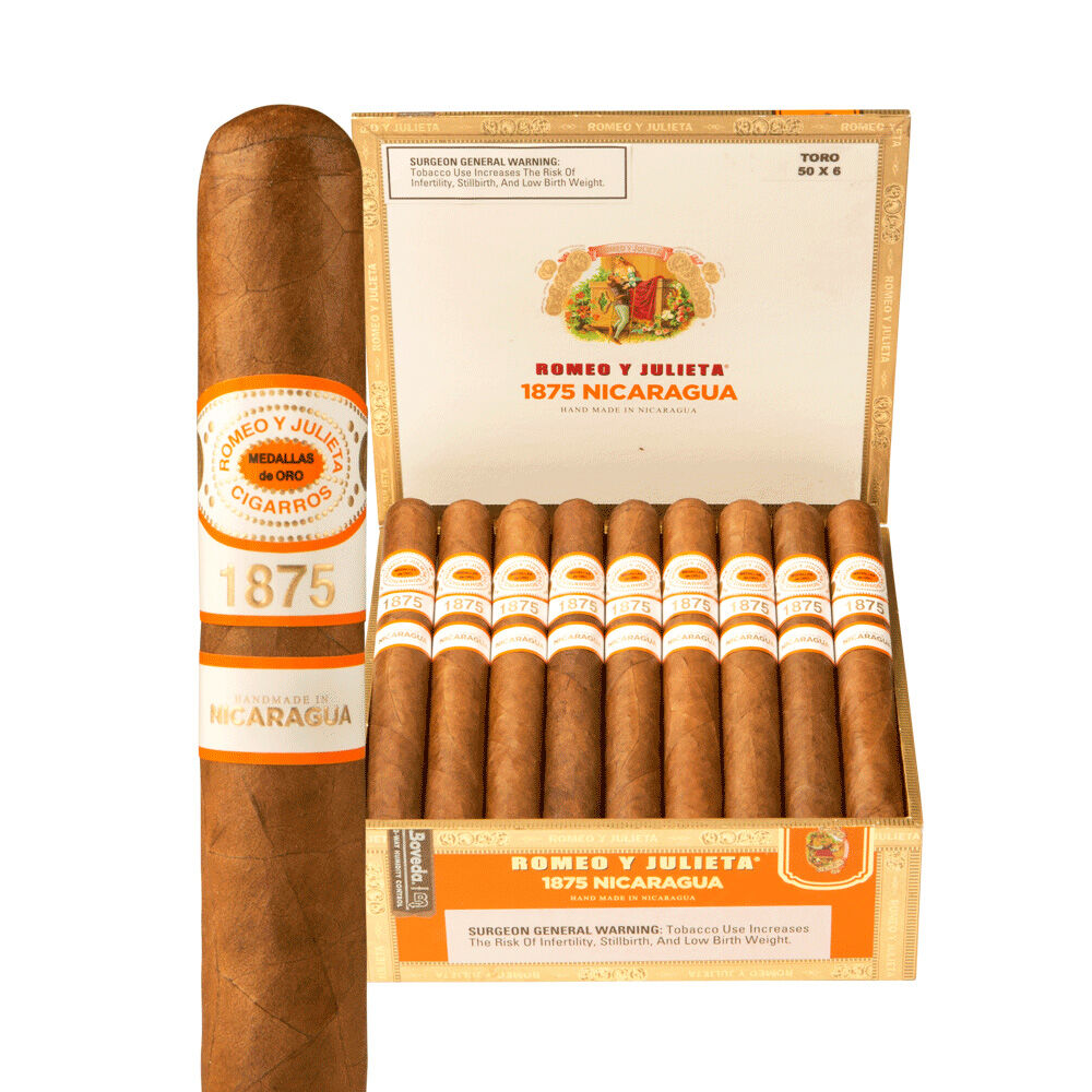 Romeo y Julieta 1875 Nicaragua Toro Box of 25