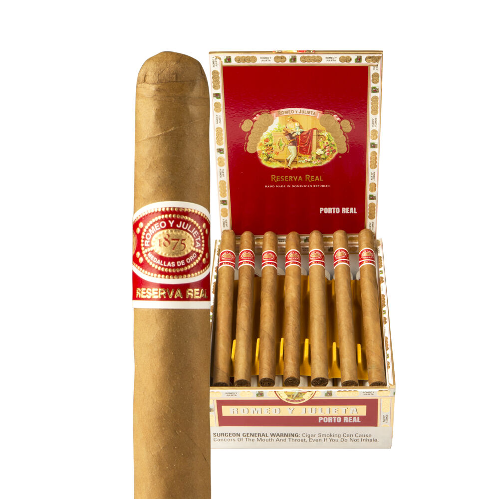 Romeo y Julieta Reserva Real Porto Real Tube Box of 20 Aluminum Tubes