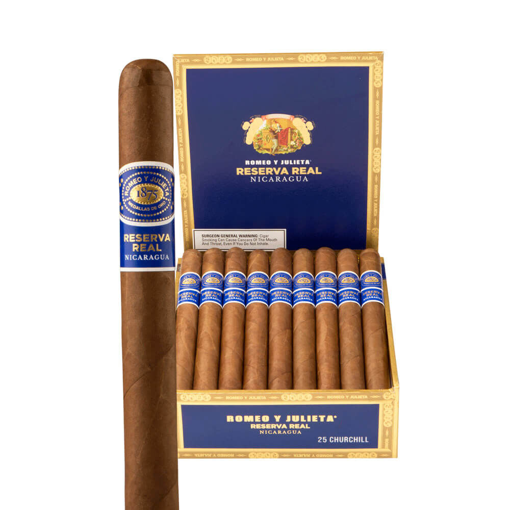 Romeo y Julieta Reserva Real Nicaragua Churchill Box of 25