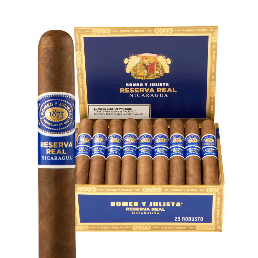 Romeo y Julieta Reserva Real Nicaragua Robusto Box of 25