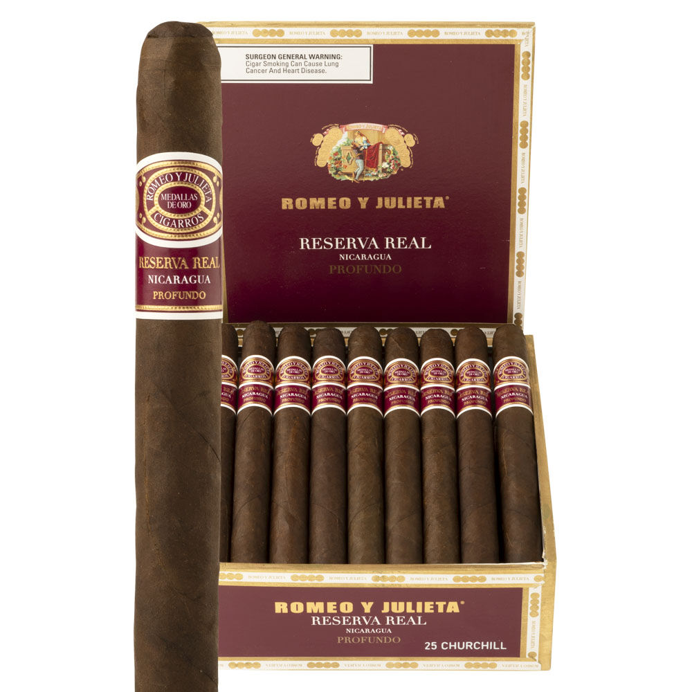 Romeo y Julieta Reserva Real Nicaragua Profundo Churchill Box of 25