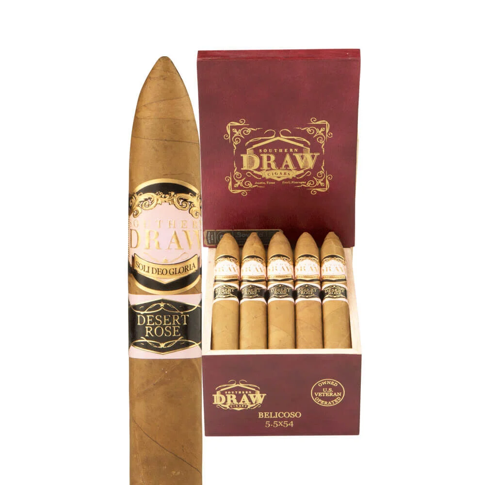Southern Draw Desert Rose Belicoso Fino Box of 20
