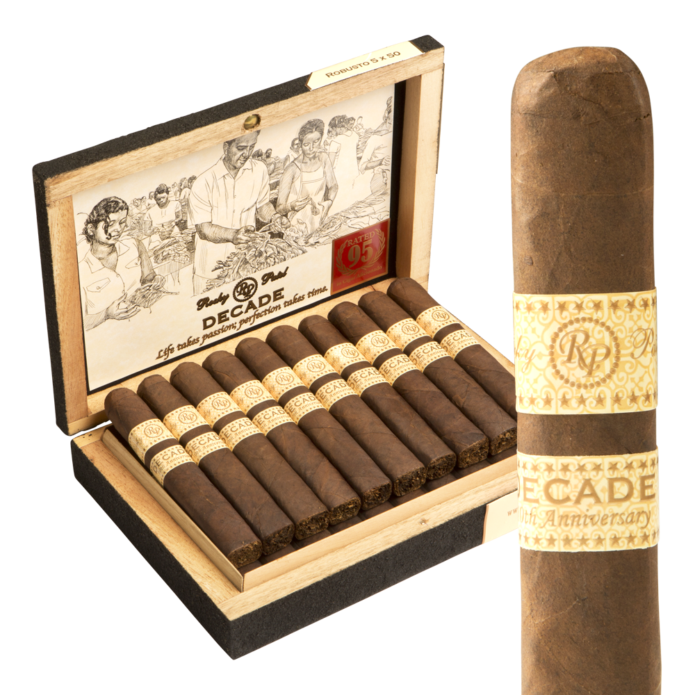 Rocky Patel Decade Robusto / 5 x 50 Pack of 5
