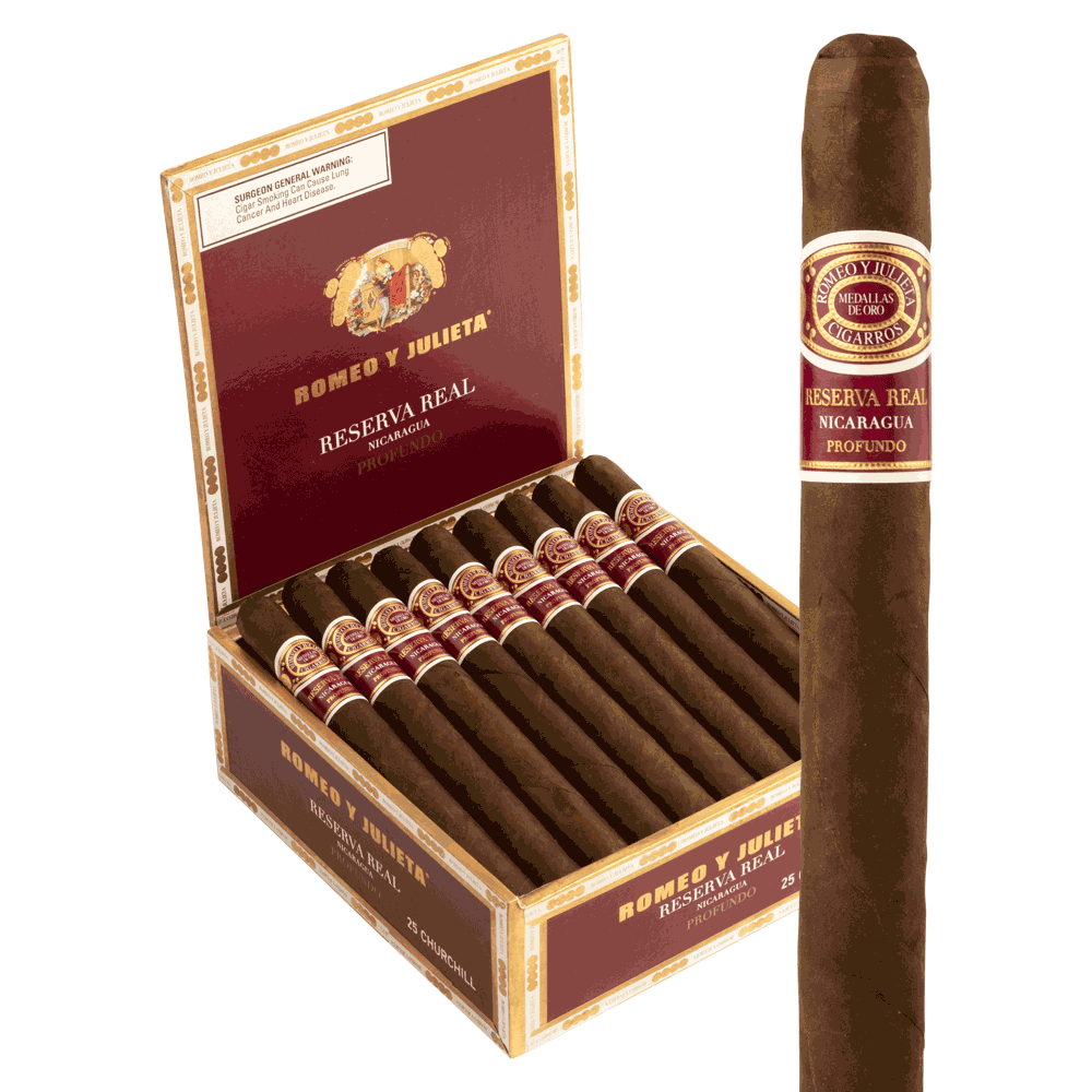 Romeo y Julieta Reserva Real Nicaragua Profundo Churchill / 7 x 50 Box of 25