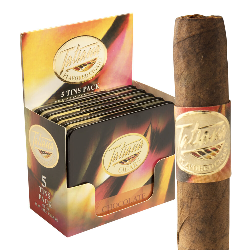 Tatiana Mini Tins Chocolate / 3.5 x 26 5 Tins of 10 (50 total)