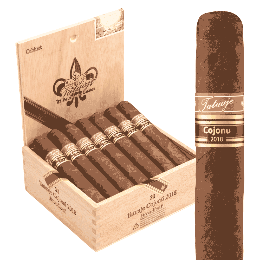 Tatuaje Broadleaf Cojonu 2018 / 5.62 x 54 Box of 21
