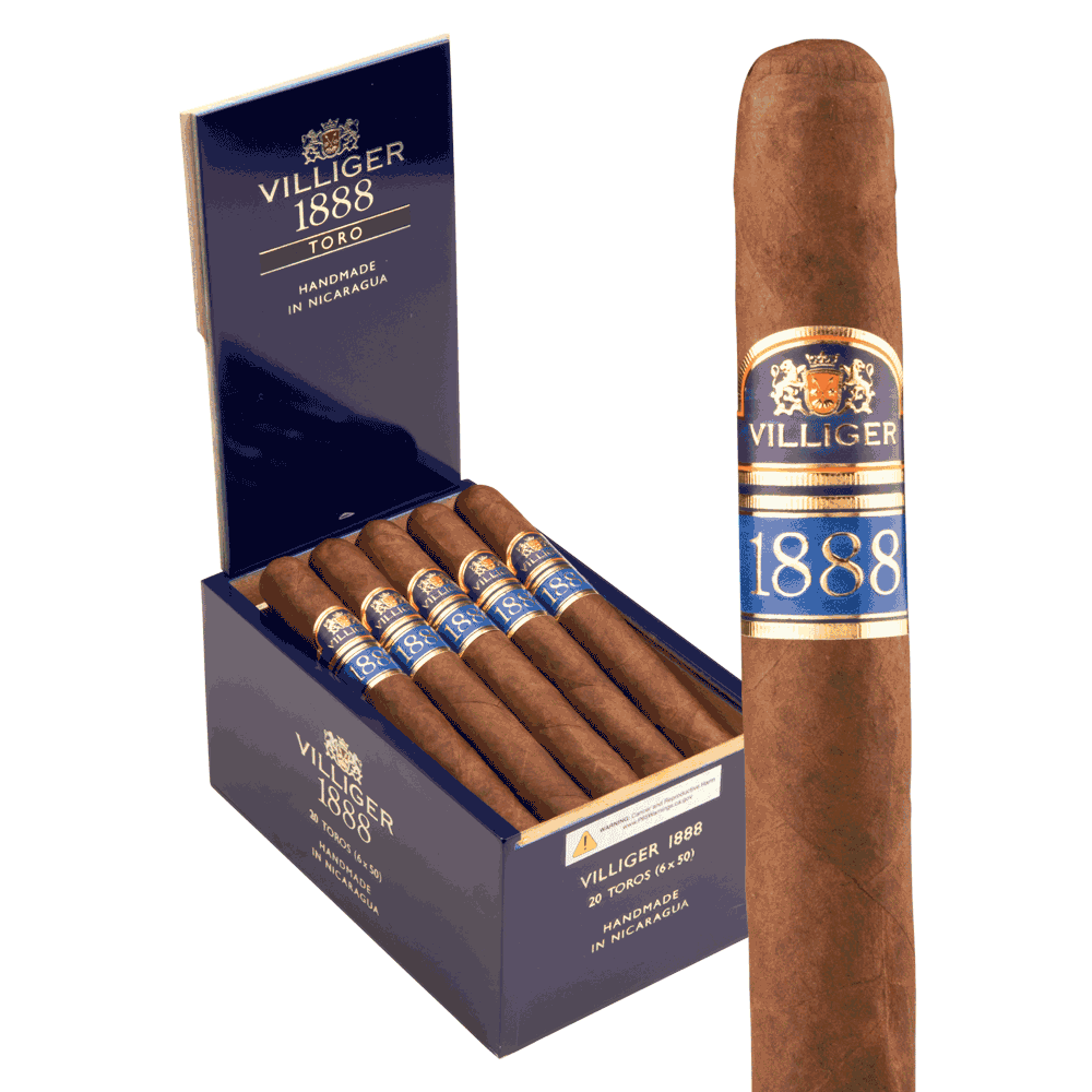 Villiger 1888 Nicaragua Toro / 6 x 50 Box of 20