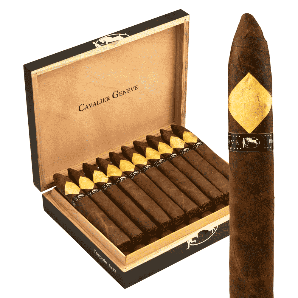 Cavalier Cigars Black Series II Torpedo / 6 x 52 Box of 20