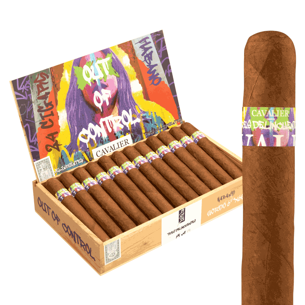 Cavalier Tres Delincuentes Gordo Habano / 6.25 x 60 Box of 24