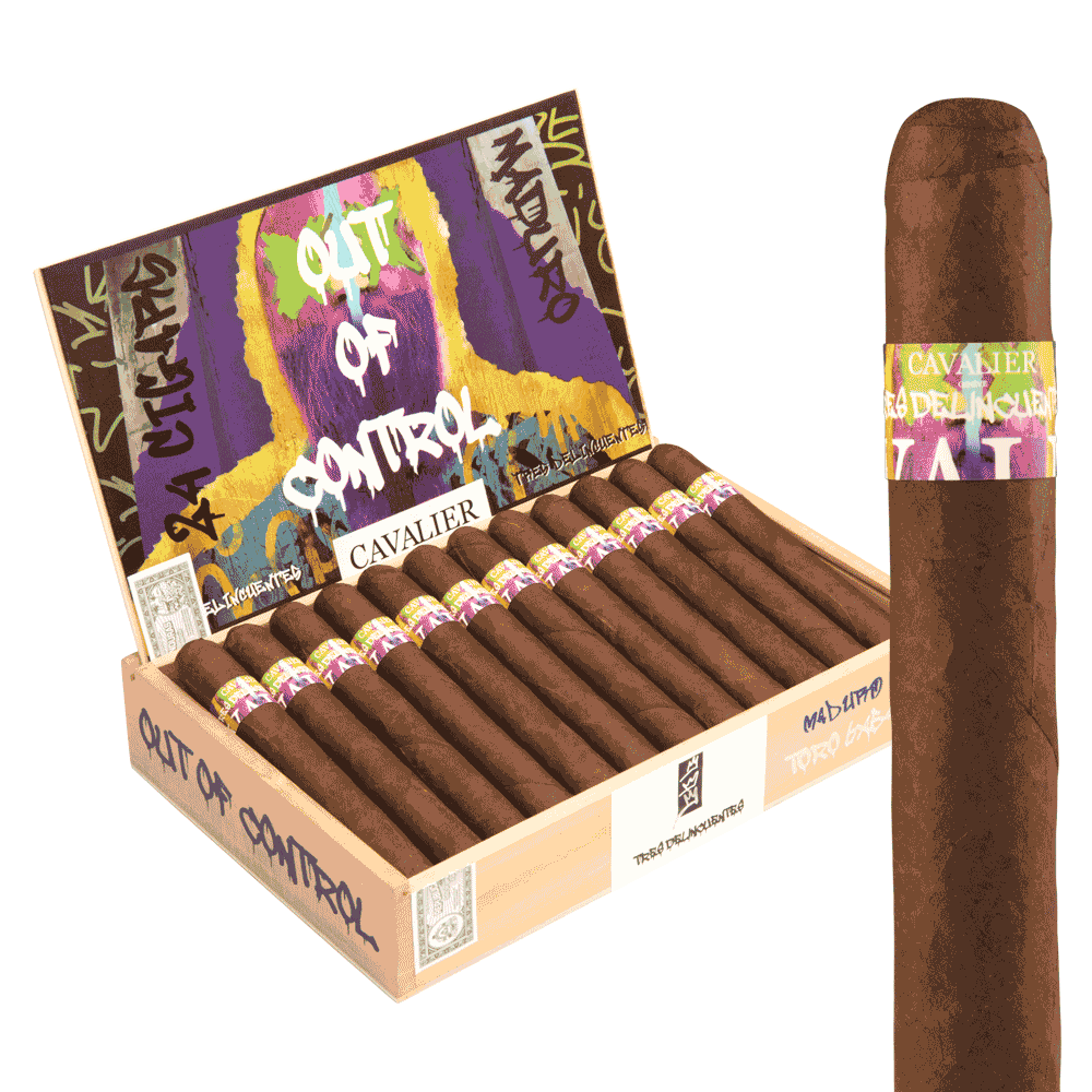 Cavalier Tres Delincuentes Toro Maduro / 6 x 54 Box of 24