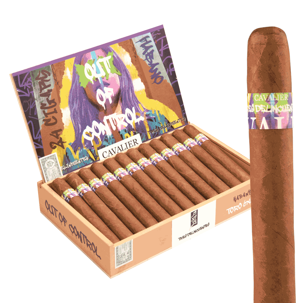 Cavalier Tres Delincuentes Toro Habano / 6 x 54 Box of 24