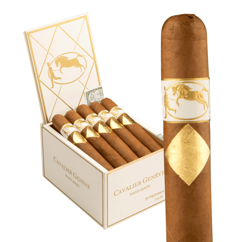 Cavalier Cigars White Series Diplomate / 5.5 x 56 Box of 20