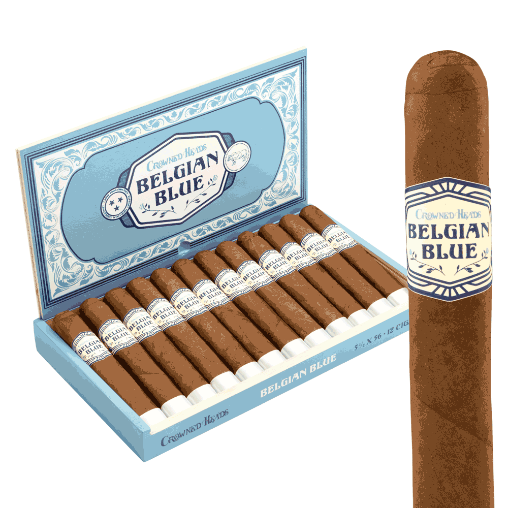 Crowned Heads Belgian Blue 2025 Limited Edition / 5.5 x 56 Box of 12