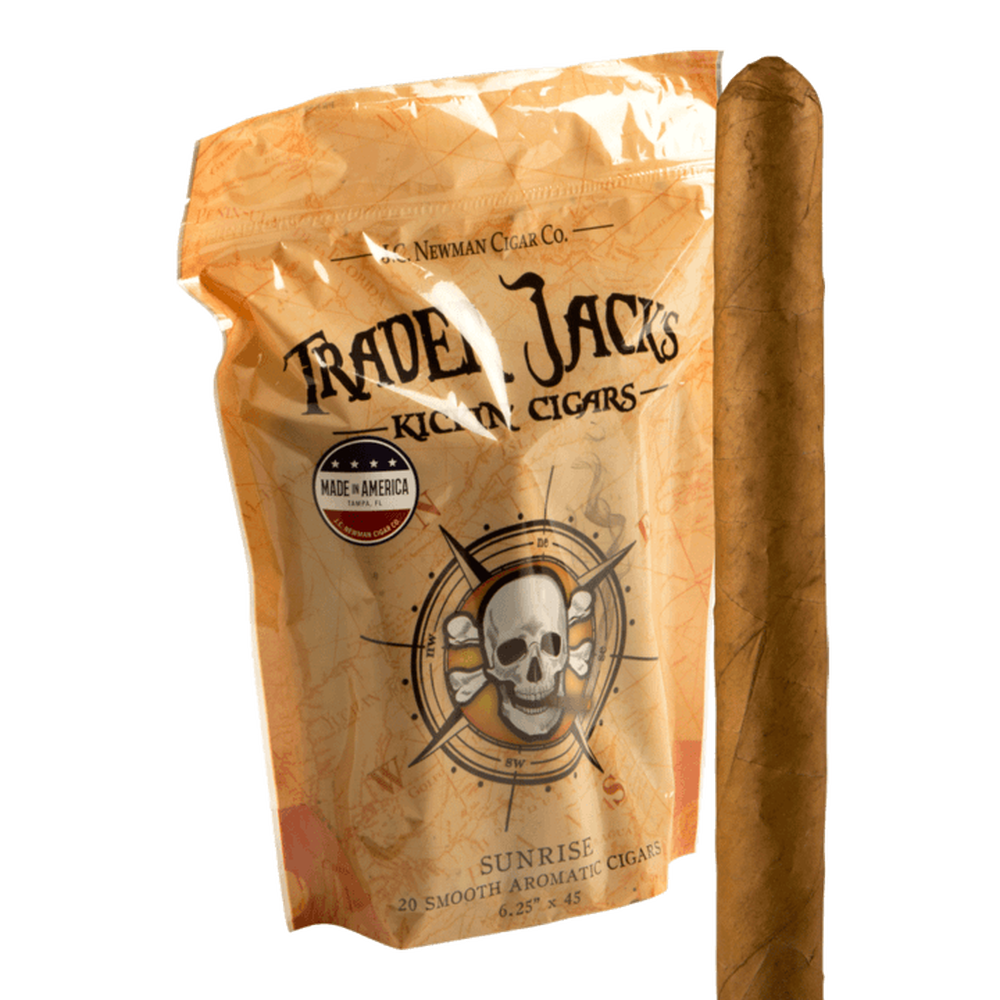 Trader Jack's Kickin' Cigars Sunrise Aromatic / 6.25 x 45 Pouch of 20