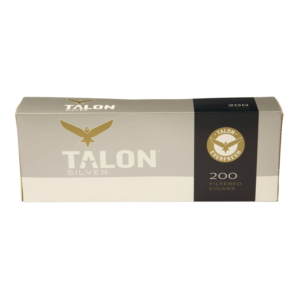 Talon Filtered Cigars Silver / 3.87 x 20 10 Packs of 20 (200 total)