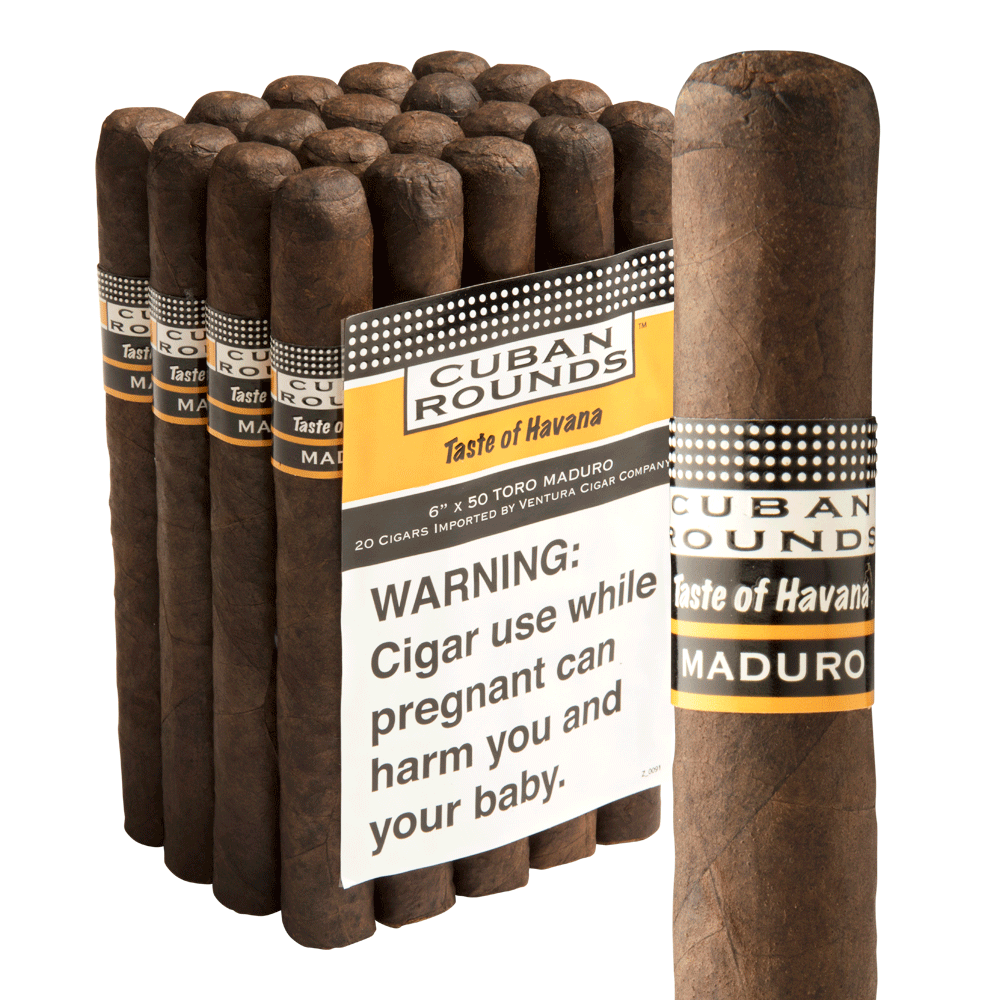 Cuban Rounds Toro / 6 x 50 Bundle of 20