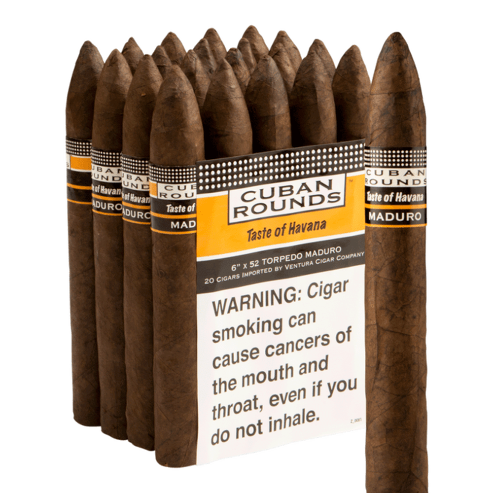Cuban Rounds Torpedo / 6 x 52 Bundle of 20