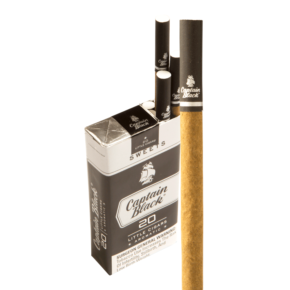 Captain Black Little Cigars Sweets / 3.75 x 20 10 Packs of 20 (200 total)