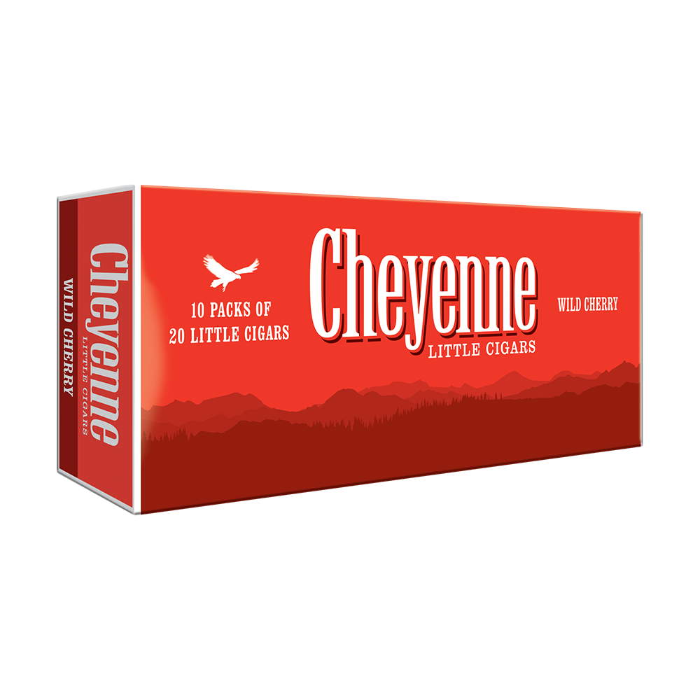 Cheyenne Filtered Cigars Wild Cherry / 3.87 x 20 10 Packs of 20 (200 total)