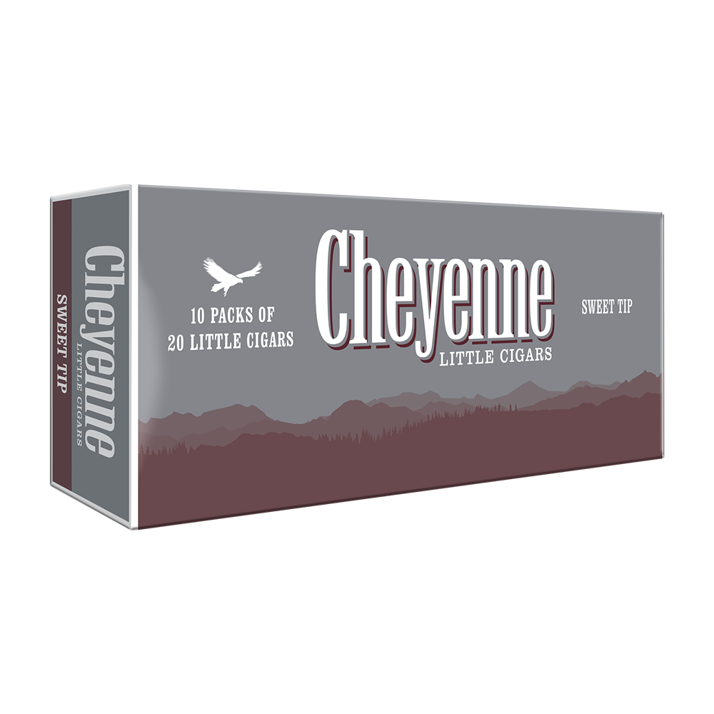 Cheyenne Filtered Cigars Sweet Tip / 3.87 x 20 10 Packs of 20