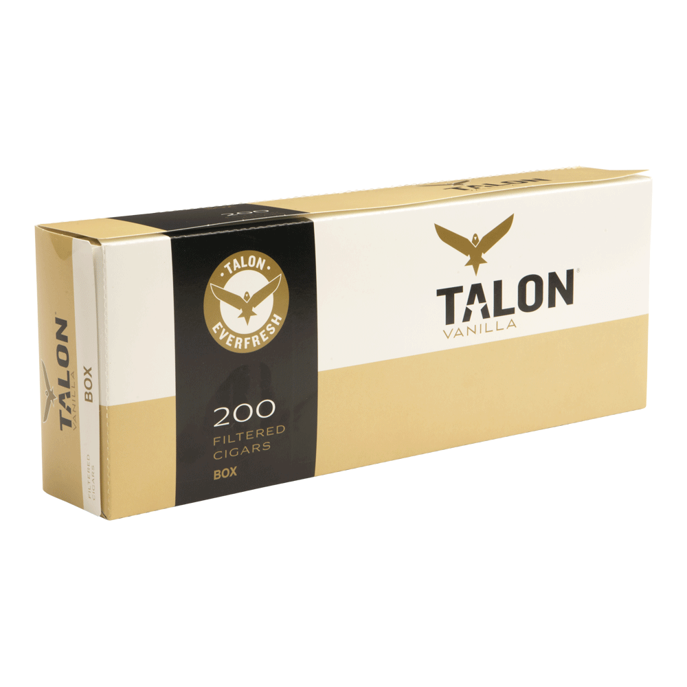 Talon Filtered Cigars Vanilla / 3.87 x 20 10 Packs of 20 (200 total)