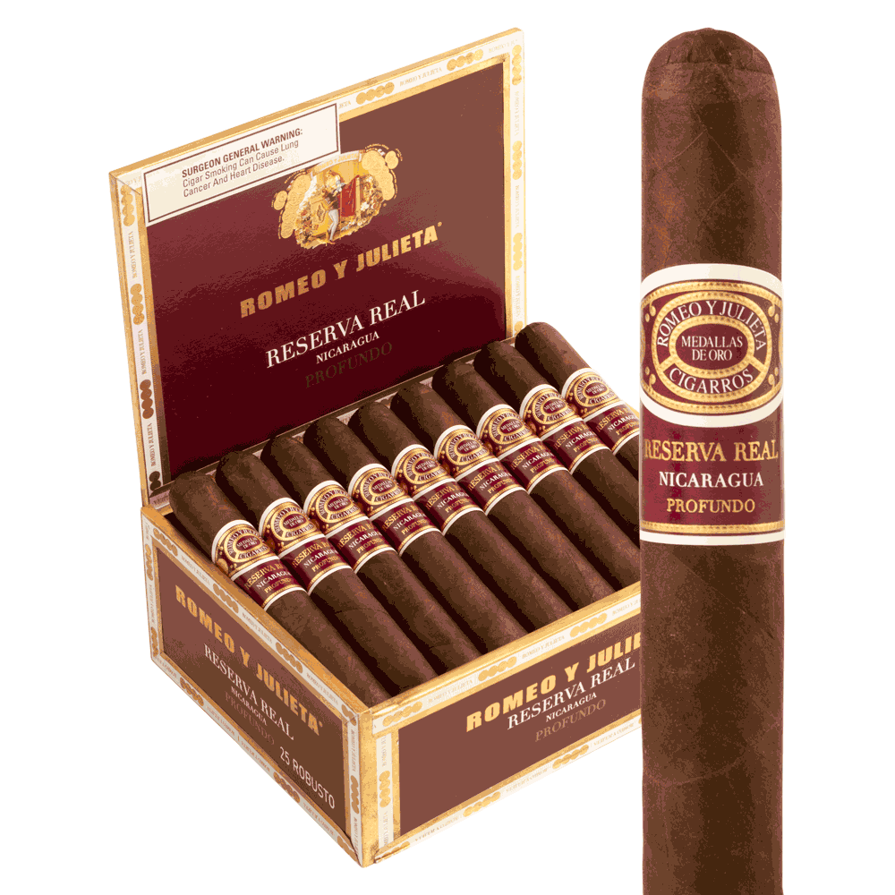 Romeo y Julieta Reserva Real Nicaragua Profundo Robusto / 5 x 50 Box of 25