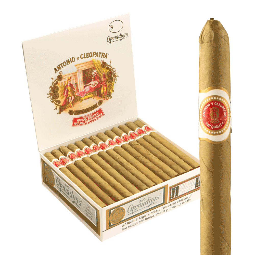 Antonio y Cleopatra Grenadiers / 6.25 x 33 Box of 50