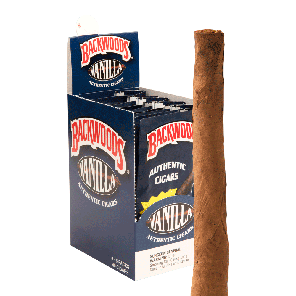Backwoods Cigars Limited Edition Vanilla / 4.5 x 32 8 Packs of 5 (40 total)
