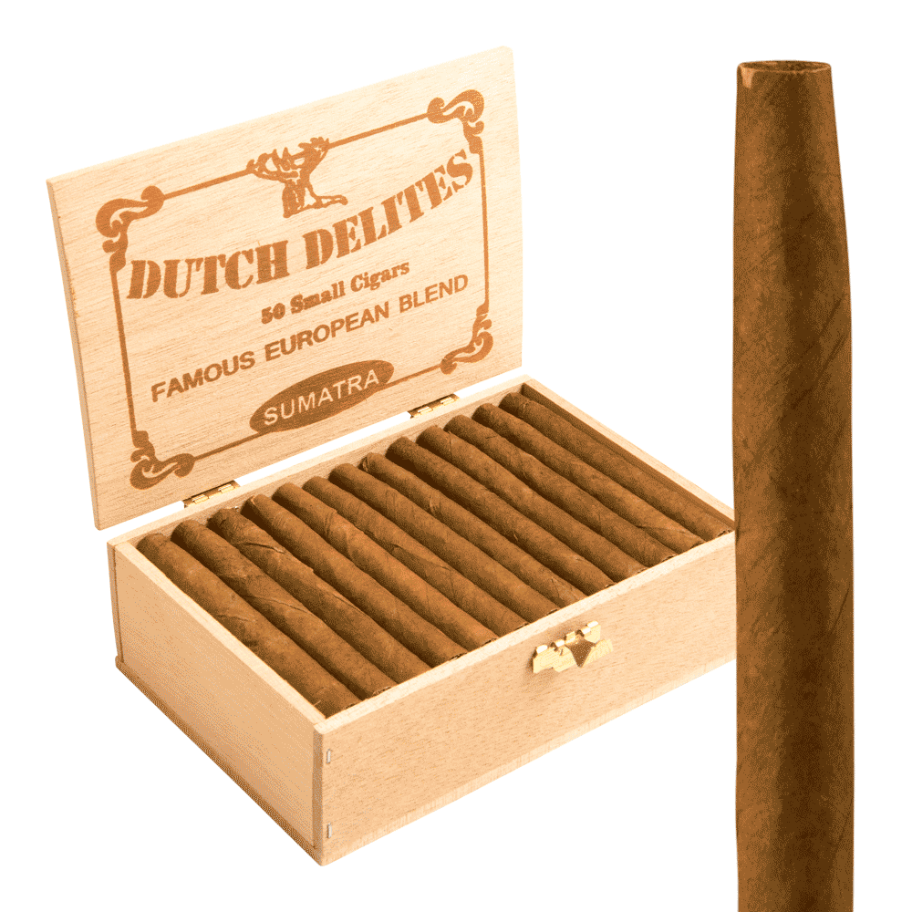Dutch Delites Classic Sumatra / 3.25 x 26 Box of 50