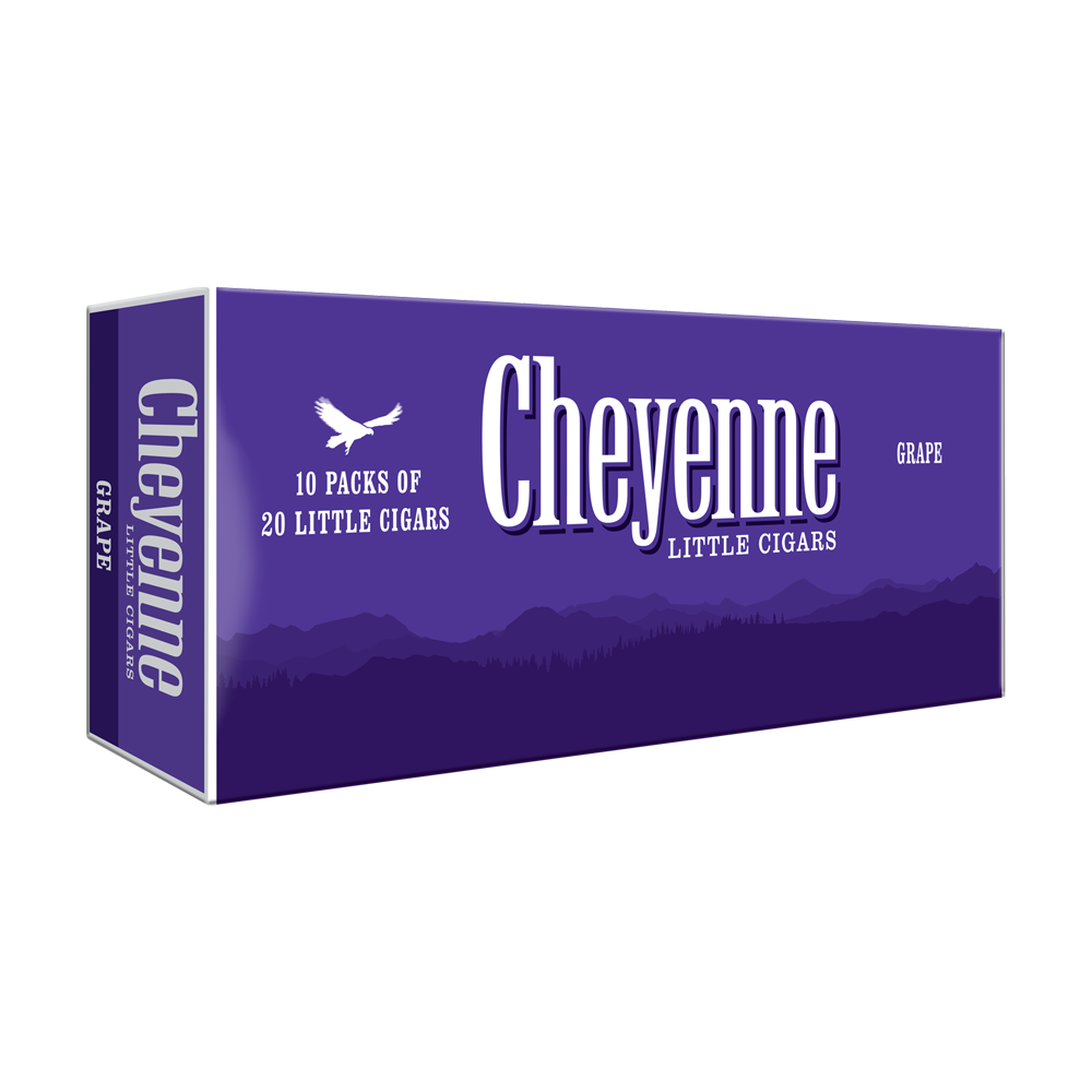 Cheyenne Filtered Cigars Grape / 3.87 x 20 10 Packs of 20 (200 total)