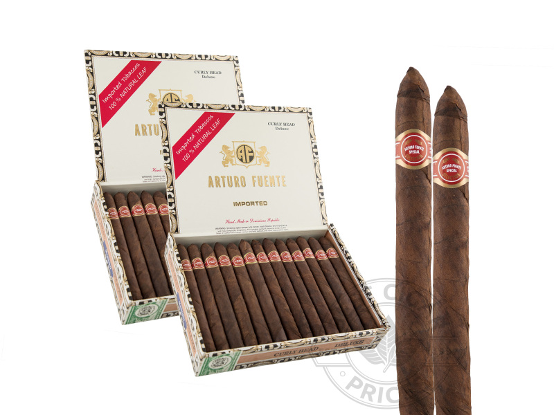 Arturo Fuente Curly Head Deluxe Maduro - 50 Cigars