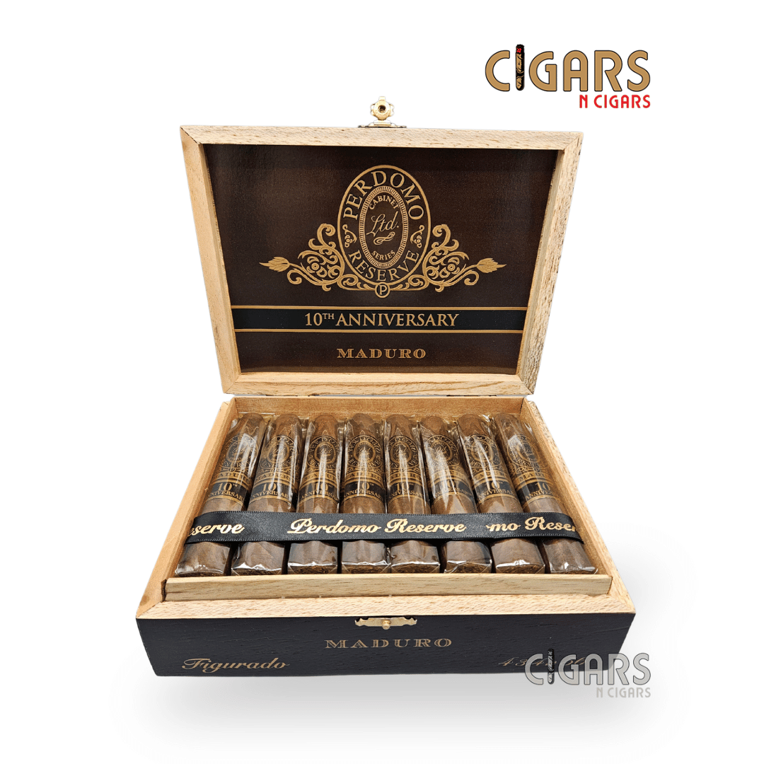 Perdomo Reserve 10th Anniversary Maduro Figurado Box of 25