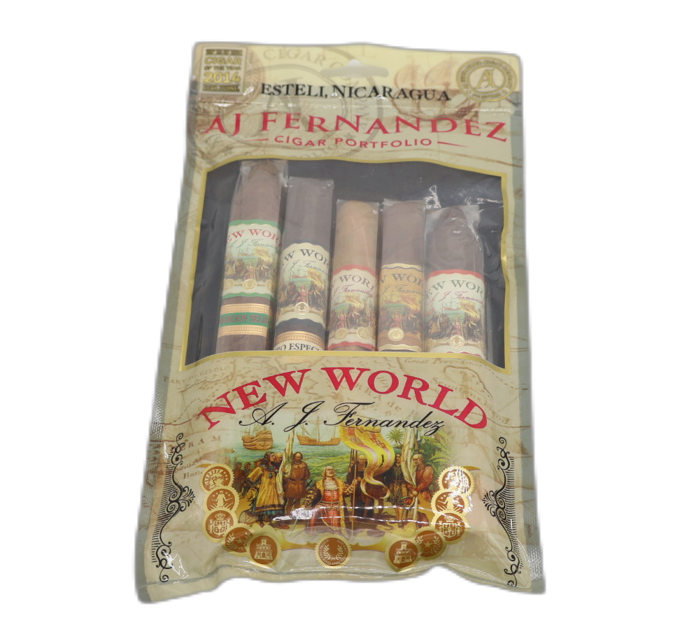 AJ Fernandez New World Sampler Humibag 5 Pack