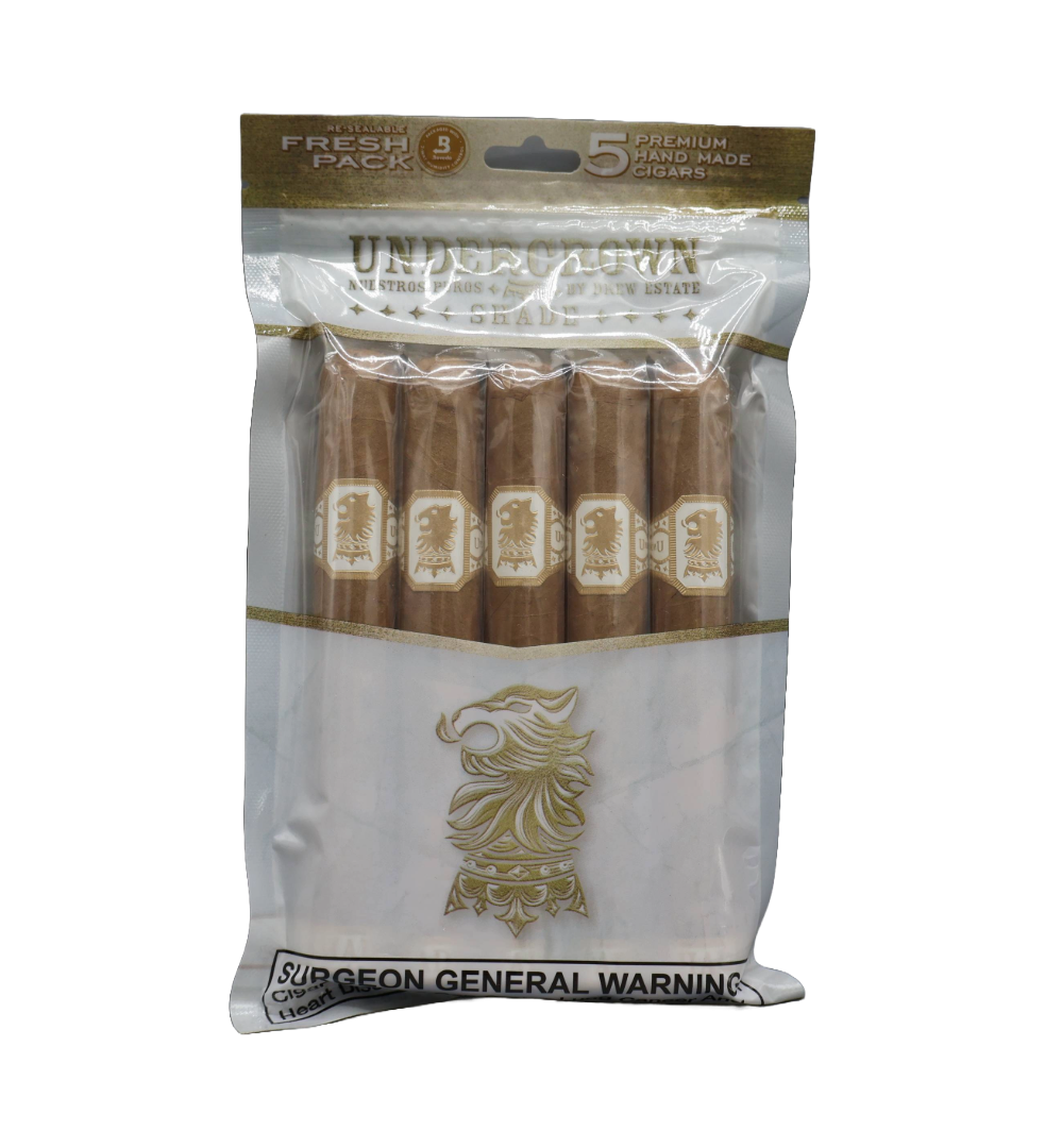 Drew Estate Undercrown Connecticut Shade Gran Toro Humibag 5 Pack Sampler